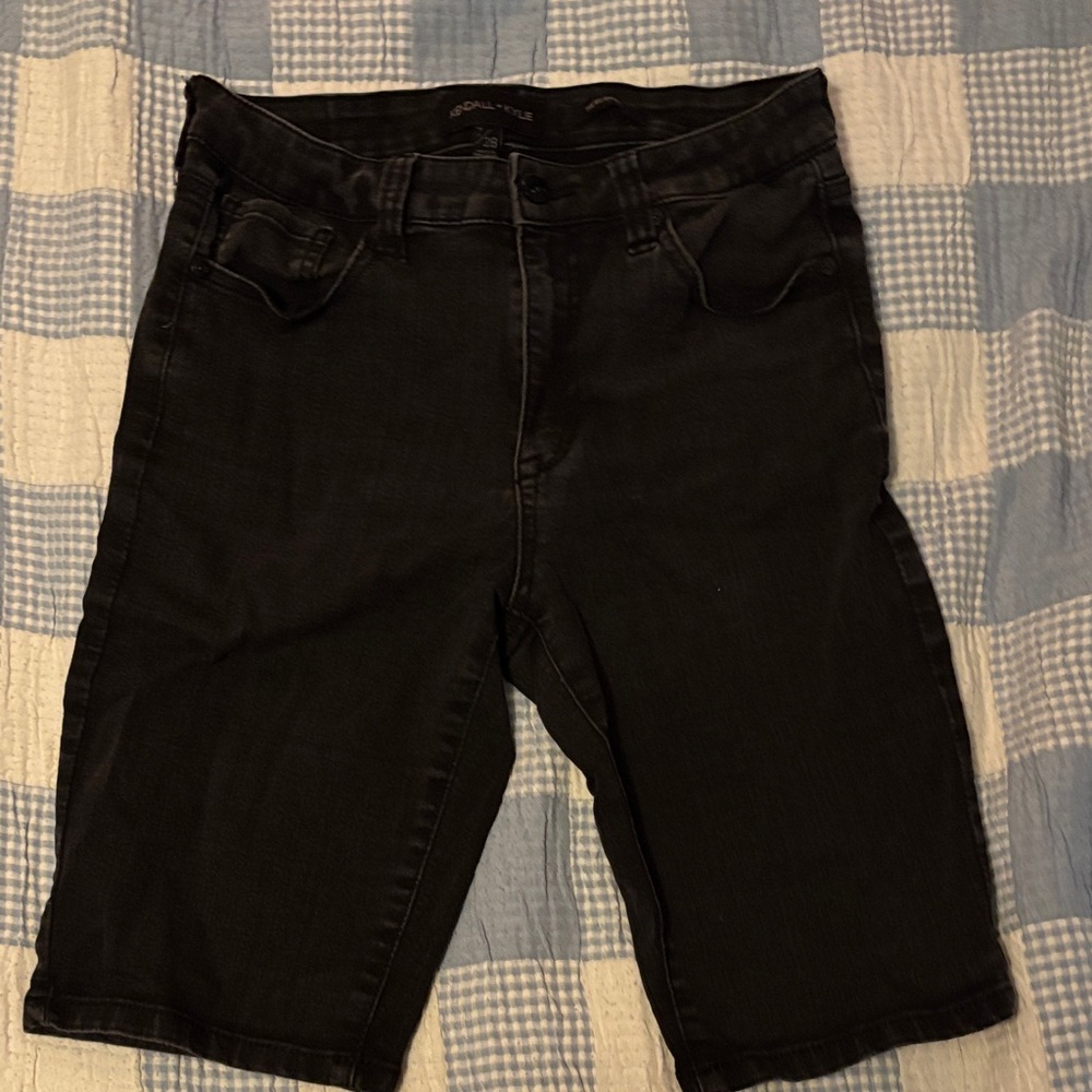 Kendall & Kylie Charcoal Denim Shorts